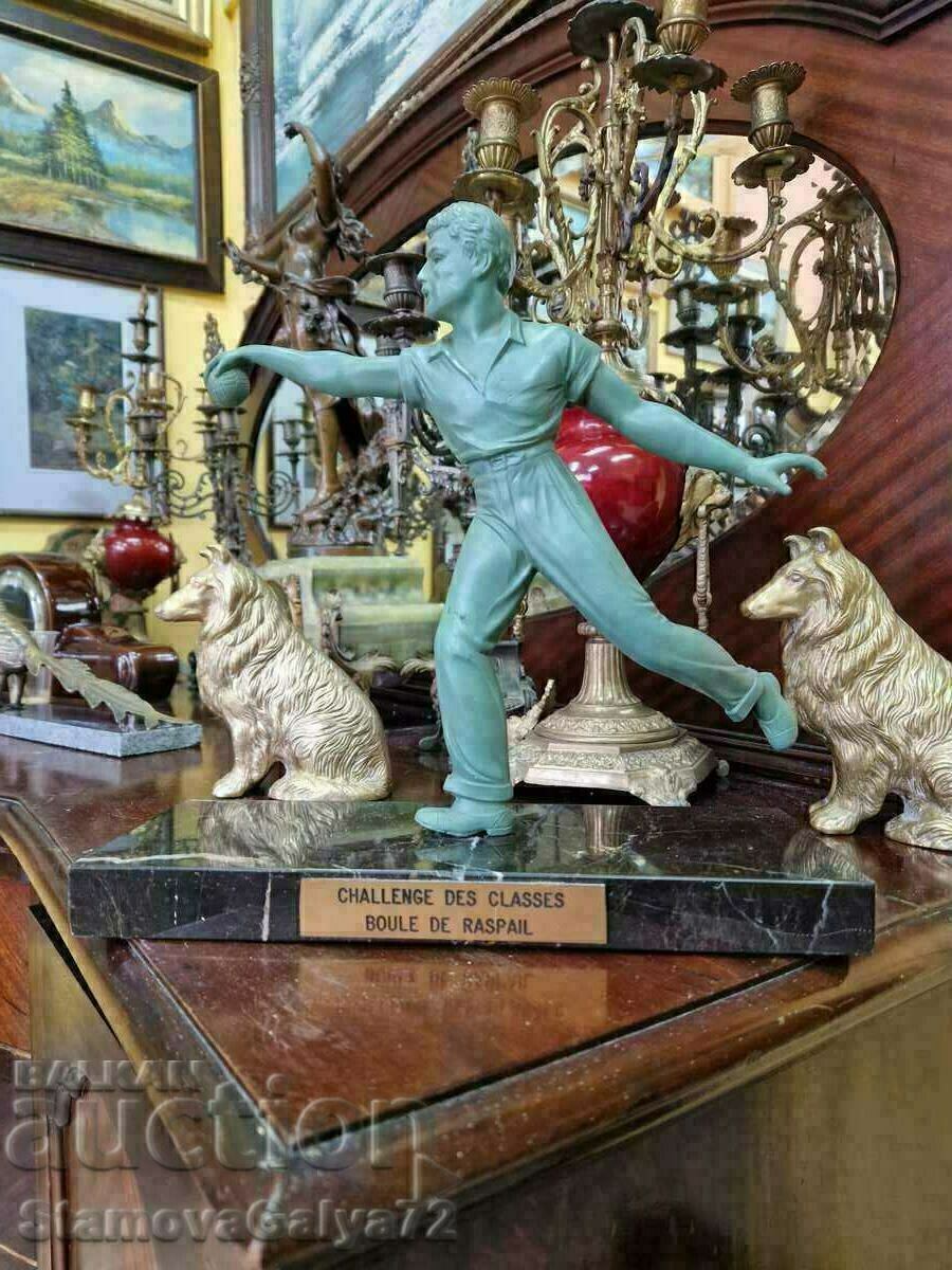 Ένα υπέροχο αντίκες γαλλικό αγαλματίδιο Ένα υπέροχο αντίκες γαλλικό αγαλματίδιο