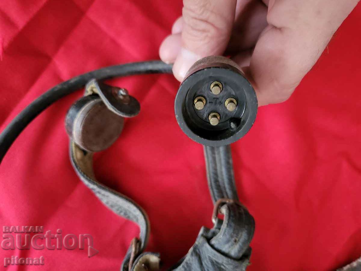 Delivery of Pilot's leather headset WWII USSR Delivery of Pilot's leather headset WWII USSR