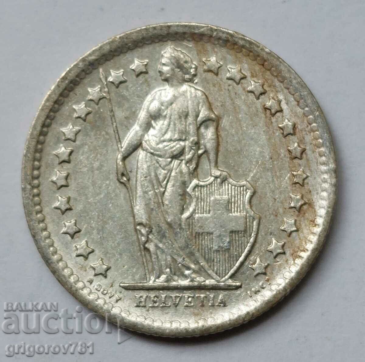 1/2 Φράγκο Ασημένιο Ελβετία 1965 Β - Ασημένιο νόμισμα #30 με τιμή € 3.83 | 7.49 BGN
