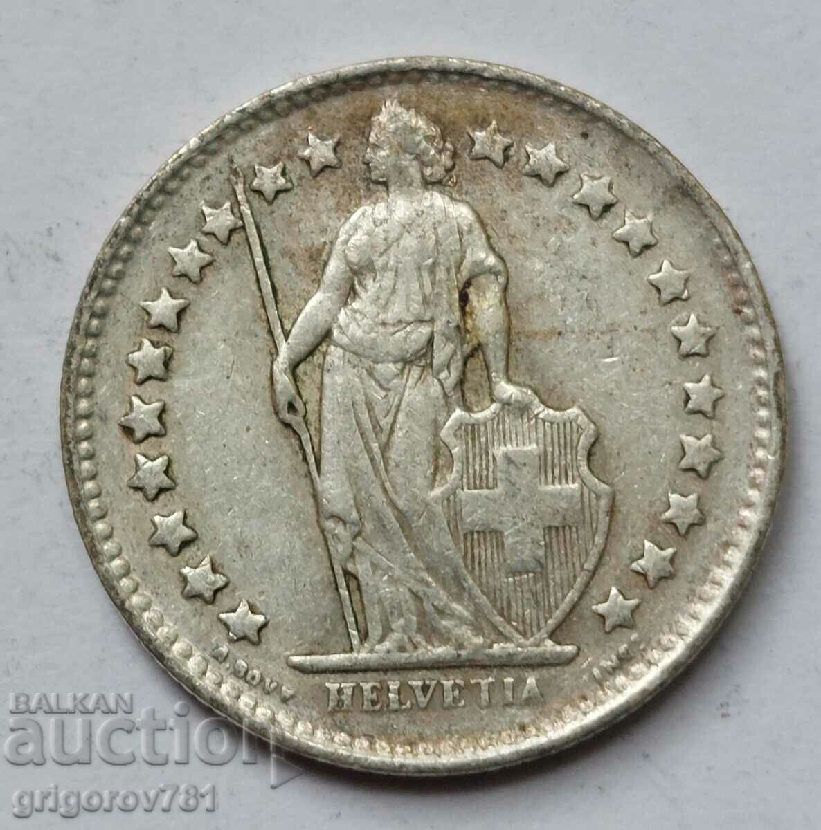 1/2 Franc Argint Elveția 1946 B - Monedă de argint #32 cu preț € 3.83 | 7.49 BGN 1/2 Franc Argint Elveția 1946 B - Monedă de argint #32 cu preț € 3.83 | 7.49 BGN