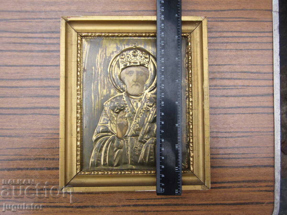 Saint Nicholas the Wonderworker old Bulgarian home icon - 7 Saint Nicholas the Wonderworker old Bulgarian home icon - 7
