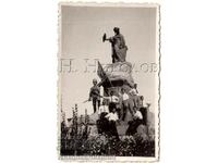 SMALL OLD PHOTO SVISHTOV MONUMENT CZAR SOVOBODITEL G043
