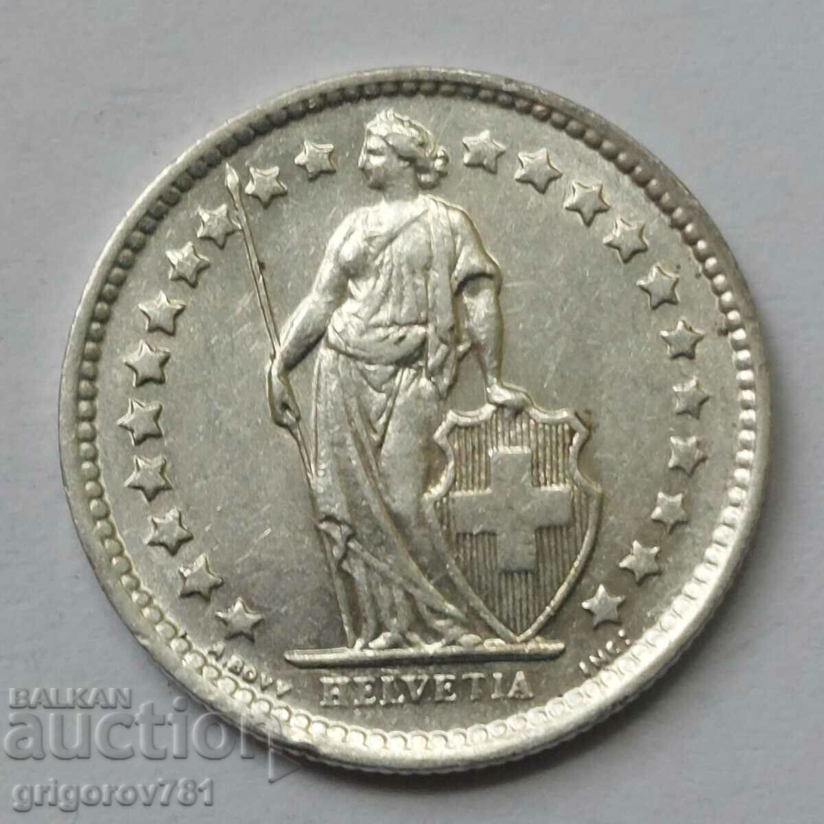 Ασημένιο φράγκο 1/2 Ελβετία 1961 Β - Ασημένιο νόμισμα #94 με τιμή € 3.83 | 7.49 BGN Ασημένιο φράγκο 1/2 Ελβετία 1961 Β - Ασημένιο νόμισμα #94 με τιμή € 3.83 | 7.49 BGN