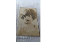 Postcard Young Girl 1928