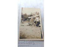 Снимка Плевенъ Войник до оръдие на Военни състезания 1930
