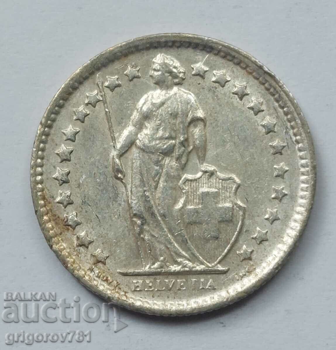 Ασημένιο φράγκο 1/2 Ελβετία 1964 Β - Ασημένιο νόμισμα #111 με τιμή € 3.83 | 7.49 BGN