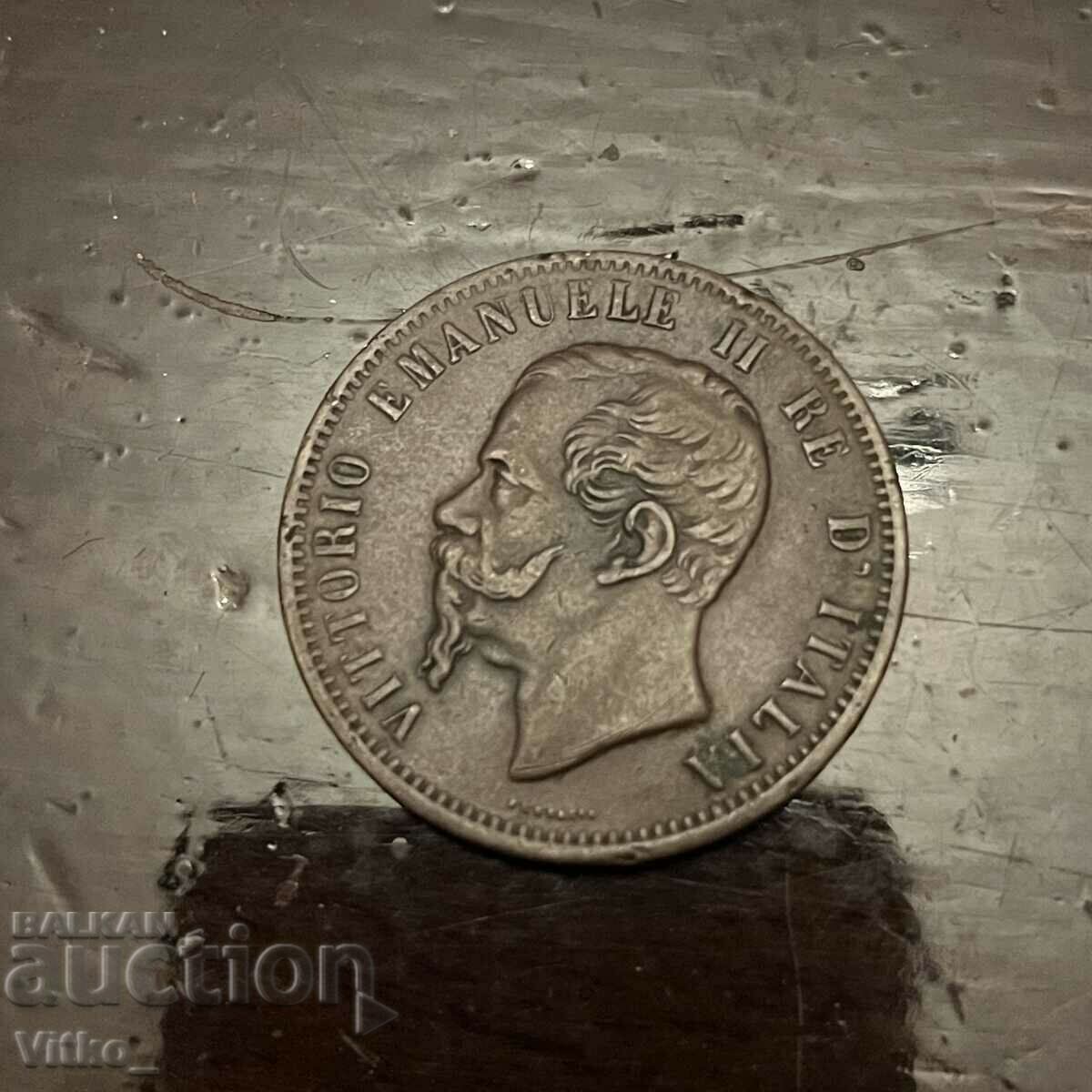 10 Centesimi 1862 Ιταλία