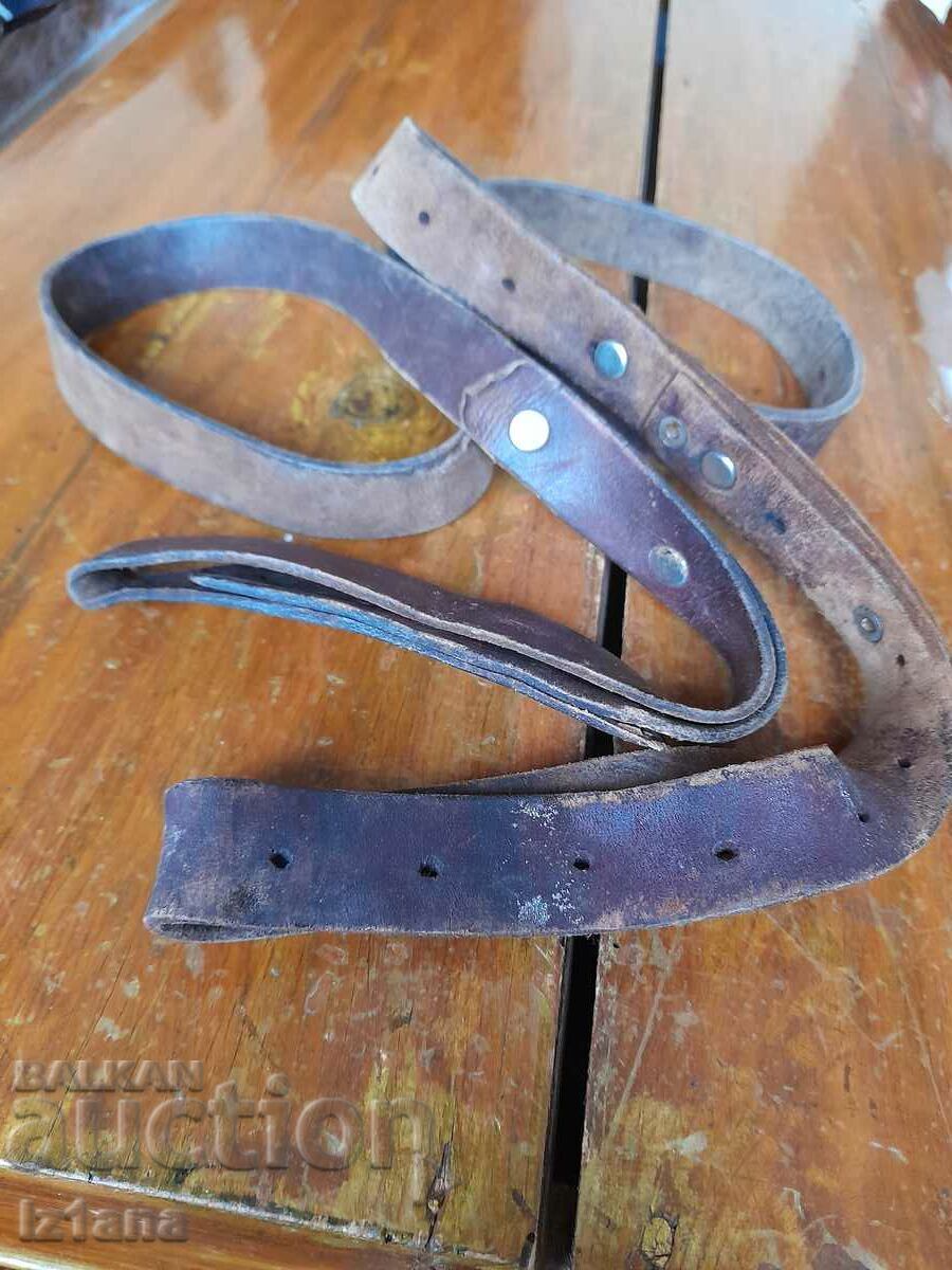 Old leather strap, rifle strap with price 30.00 BGN | € 15.34 Old leather strap, rifle strap with price 30.00 BGN | € 15.34