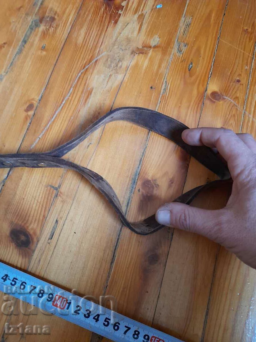 Old leather strap, rifle strap - 5 Old leather strap, rifle strap - 5