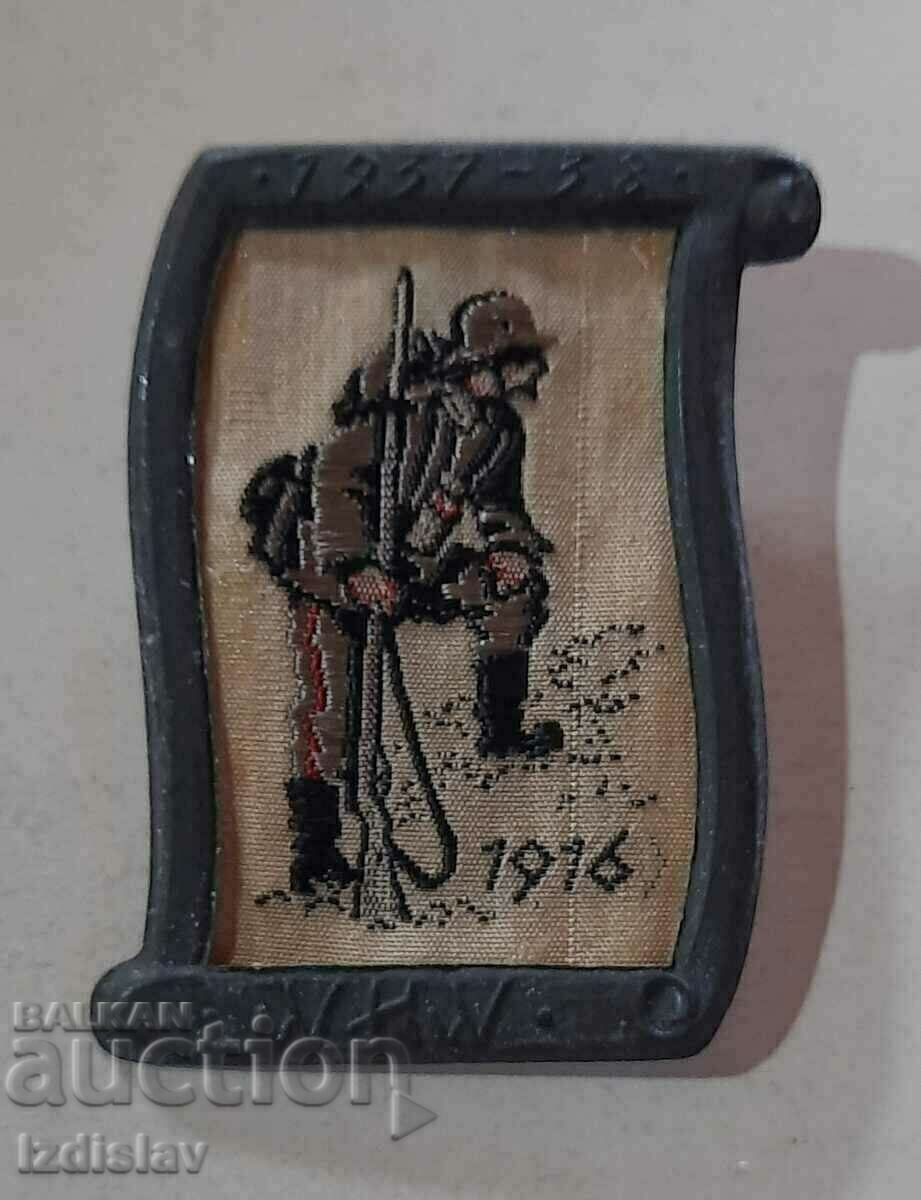 Livrarea Insigna de donație Winterhifswerk nazistă rară 1937-1938 Livrarea Insigna de donație Winterhifswerk nazistă rară 1937-1938