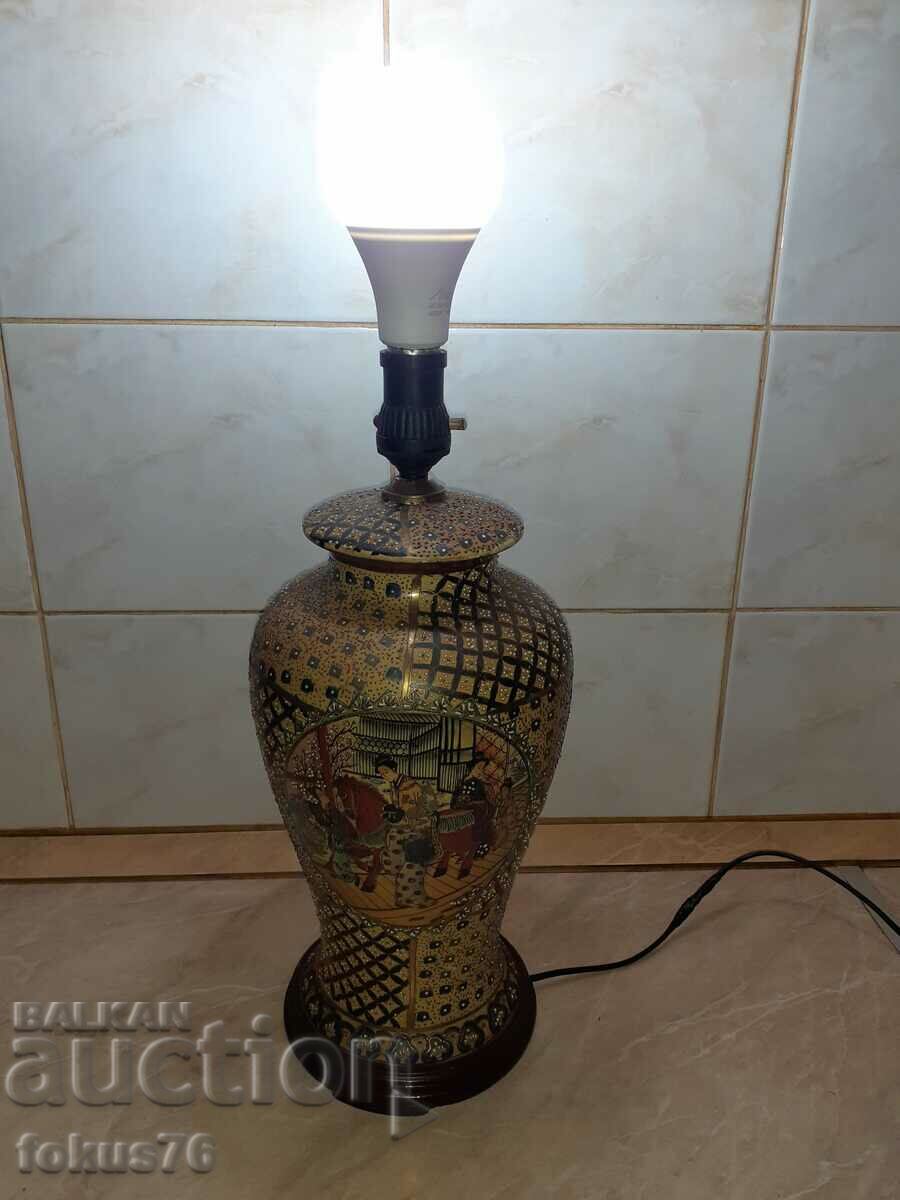Great old satsuma porcelain china large lamp with price 2900.00 BGN | € 1482.75