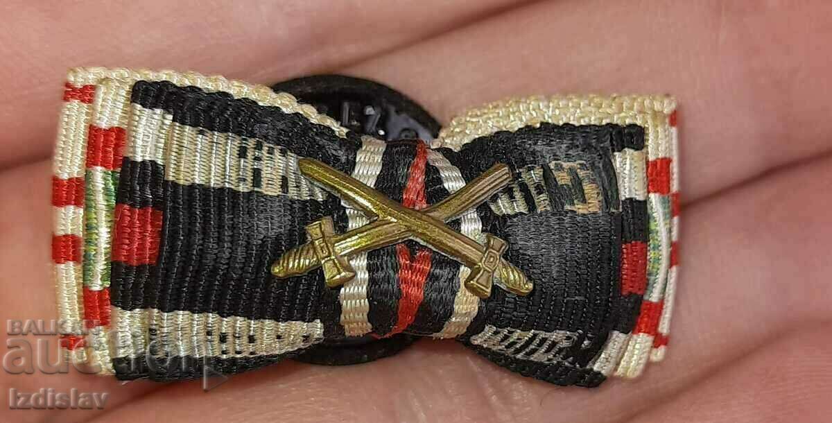 Original German WW1 Ribbon, 1914 Iron Cross. Original German WW1 Ribbon, 1914 Iron Cross.