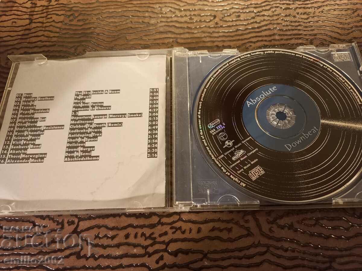 Audio CD Absolute downbeat with price 2.99 BGN | € 1.53 Audio CD Absolute downbeat with price 2.99 BGN | € 1.53