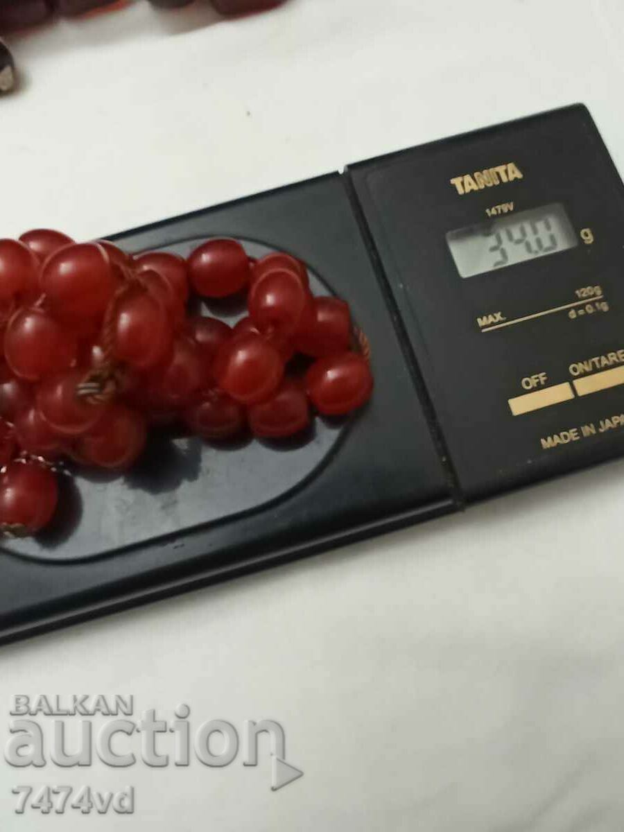 RED AMBER ROSARY - 6 RED AMBER ROSARY - 6