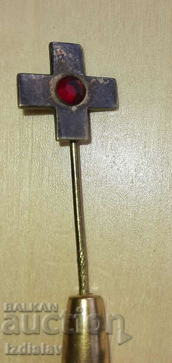 Auction Original German blood donation medal, gold pin WW1-WW2 Auction Original German blood donation medal, gold pin WW1-WW2