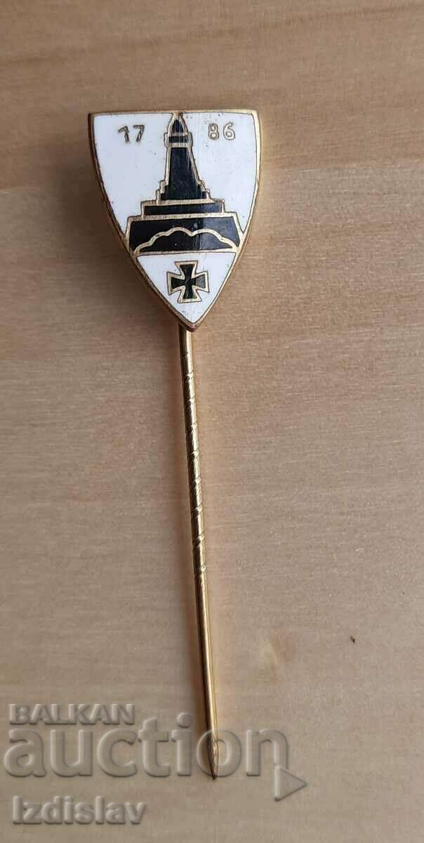 Original Kyffhauser military enamel pin