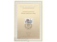 Ersttagsblatt Германия Bonn 1989 Първодневен лист № 28