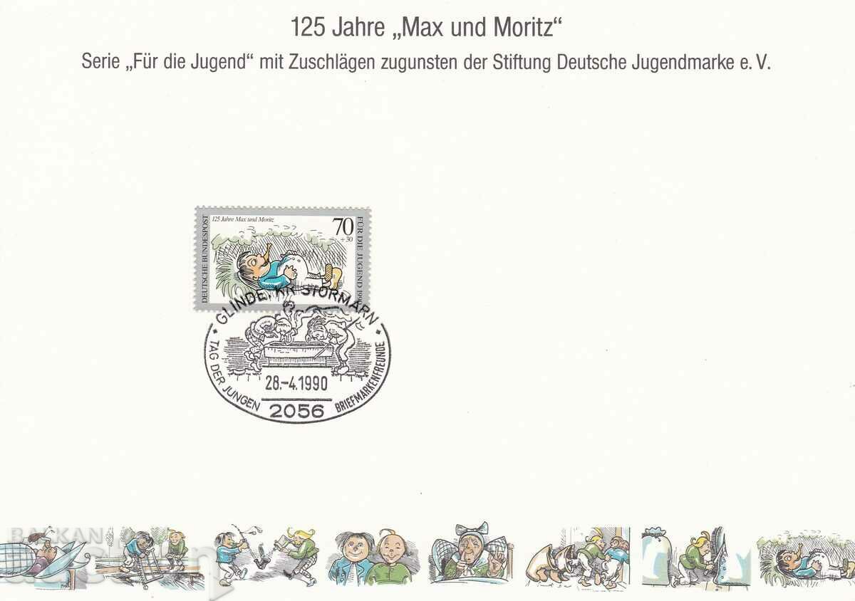 Delivery of RSI Germany 1990 125 years Max and Moritz 4 pcs.