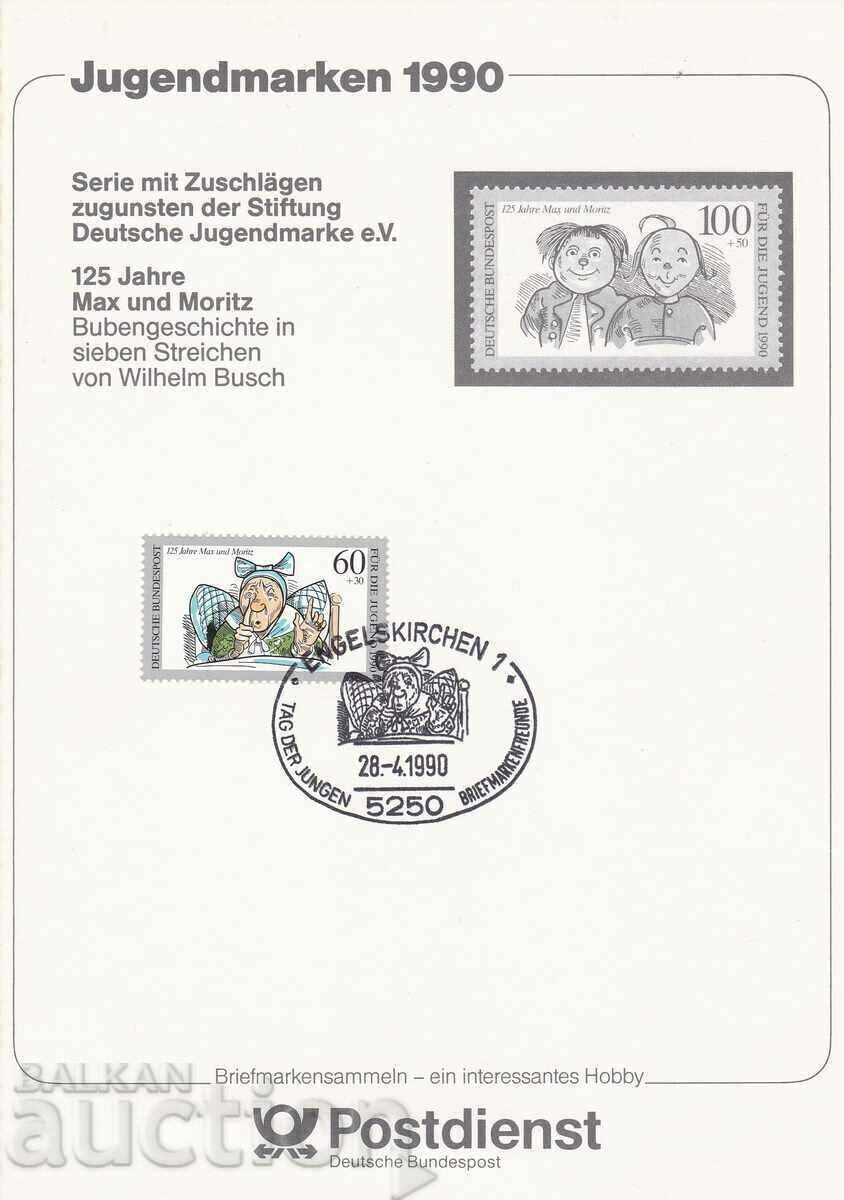 RSI Germania 1990 125 ani Max si Moritz 4 buc. - 5