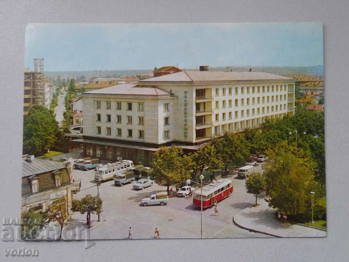Картичка: Русе – хотел „Балкантурист“.