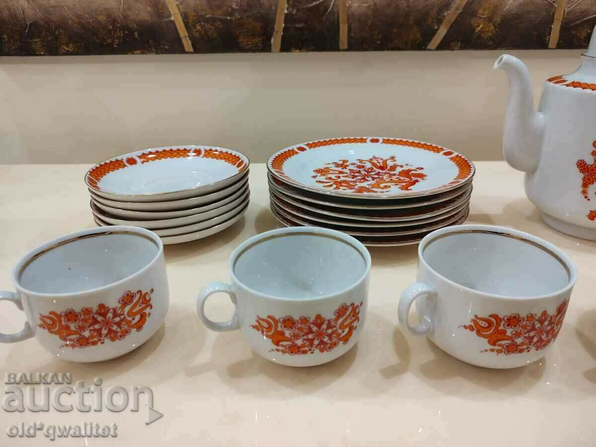 Porcelain tea / coffee set, for 6 people, Germany with price 497.00 BGN | € 254.11 Porcelain tea / coffee set, for 6 people, Germany with price 497.00 BGN | € 254.11