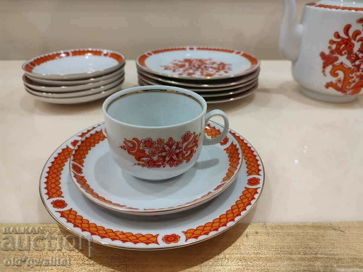 Porcelain tea / coffee set, for 6 people, Germany - 5 Porcelain tea / coffee set, for 6 people, Germany - 5