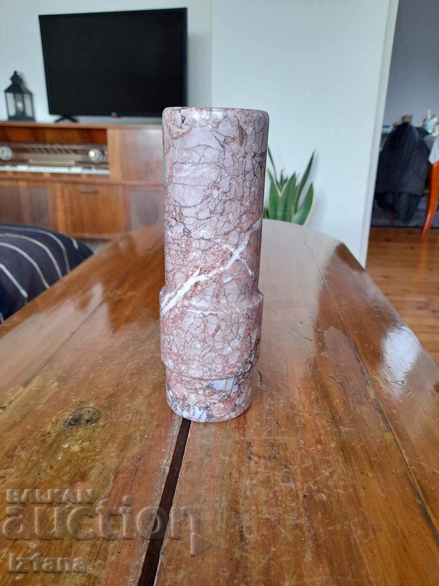 An old marble vase
