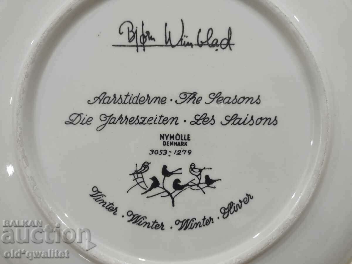 Porcelain design plate, Denmark limited - 6 Porcelain design plate, Denmark limited - 6
