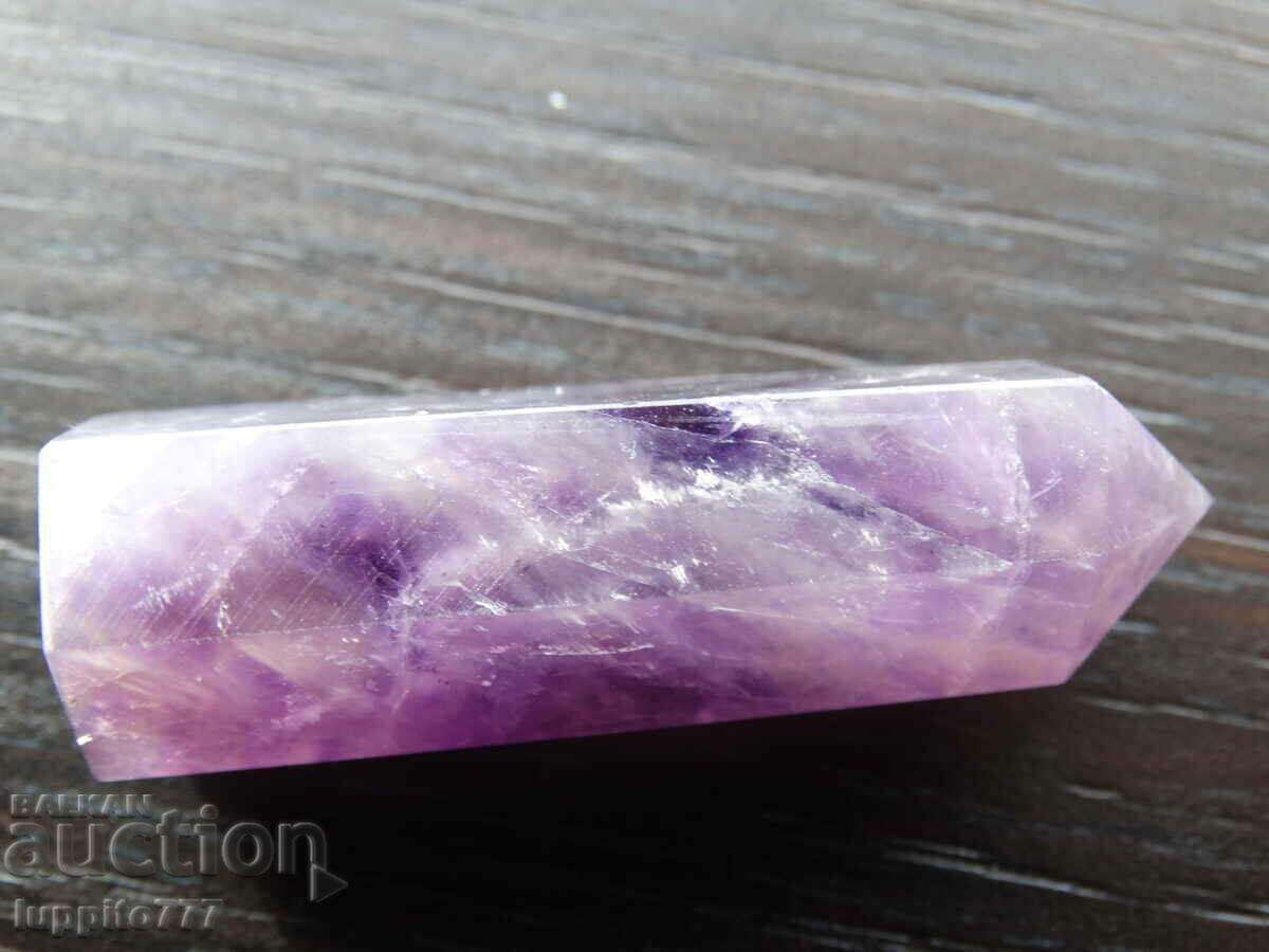 Auction 52 grams Amethyst Point Obelisk Auction 52 grams Amethyst Point Obelisk