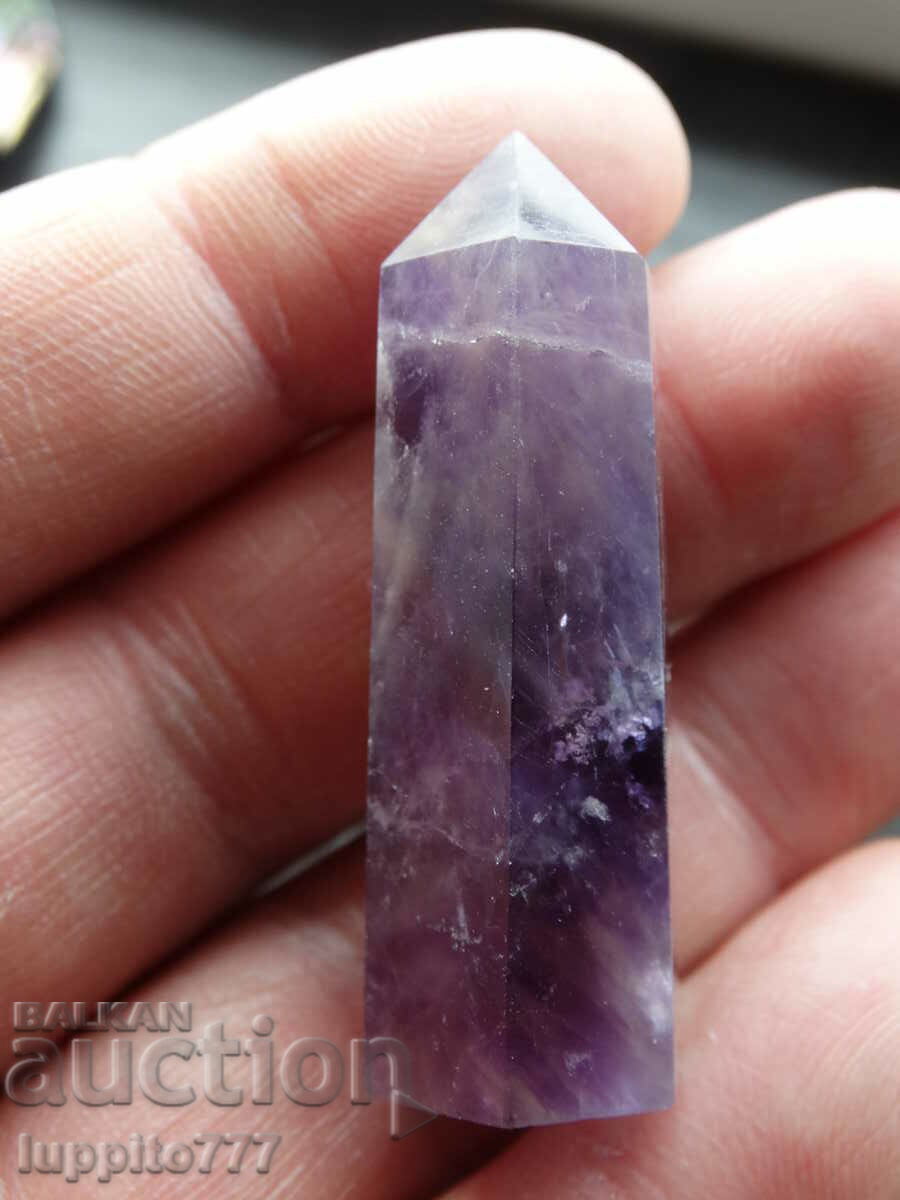 52 grams Amethyst Point Obelisk - 5 52 grams Amethyst Point Obelisk - 5