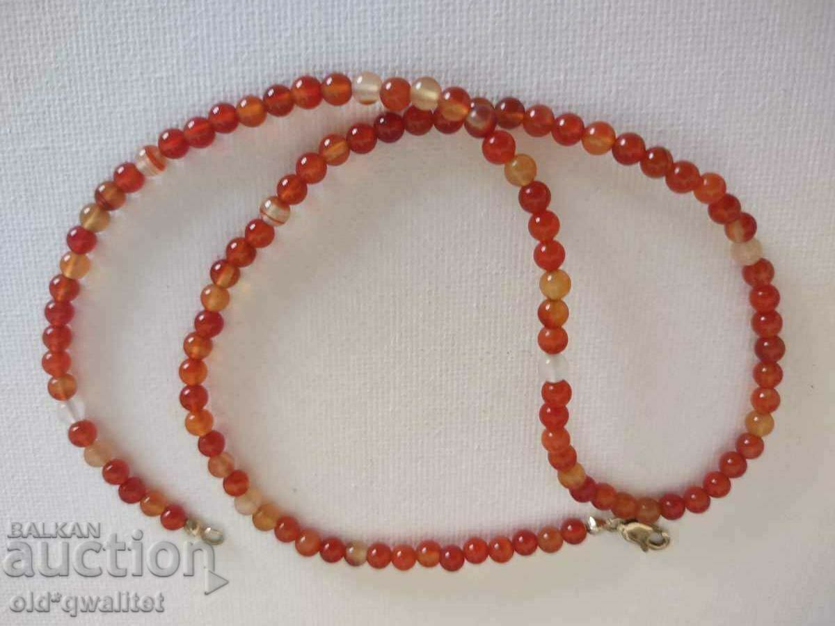 Fire Opal Necklace, 375 Gold Fire Opal Necklace, 375 Gold