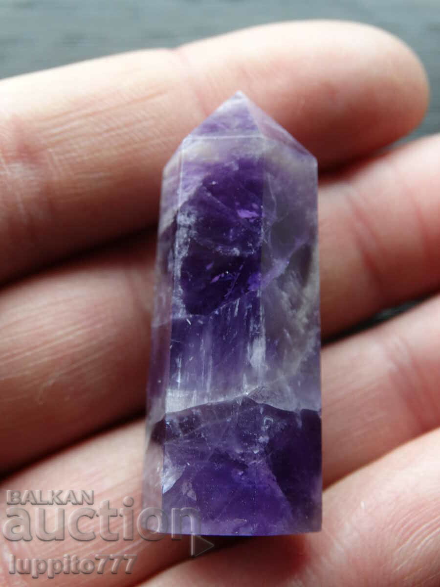 Auction 50 grams Amethyst Point Obelisk Auction 50 grams Amethyst Point Obelisk
