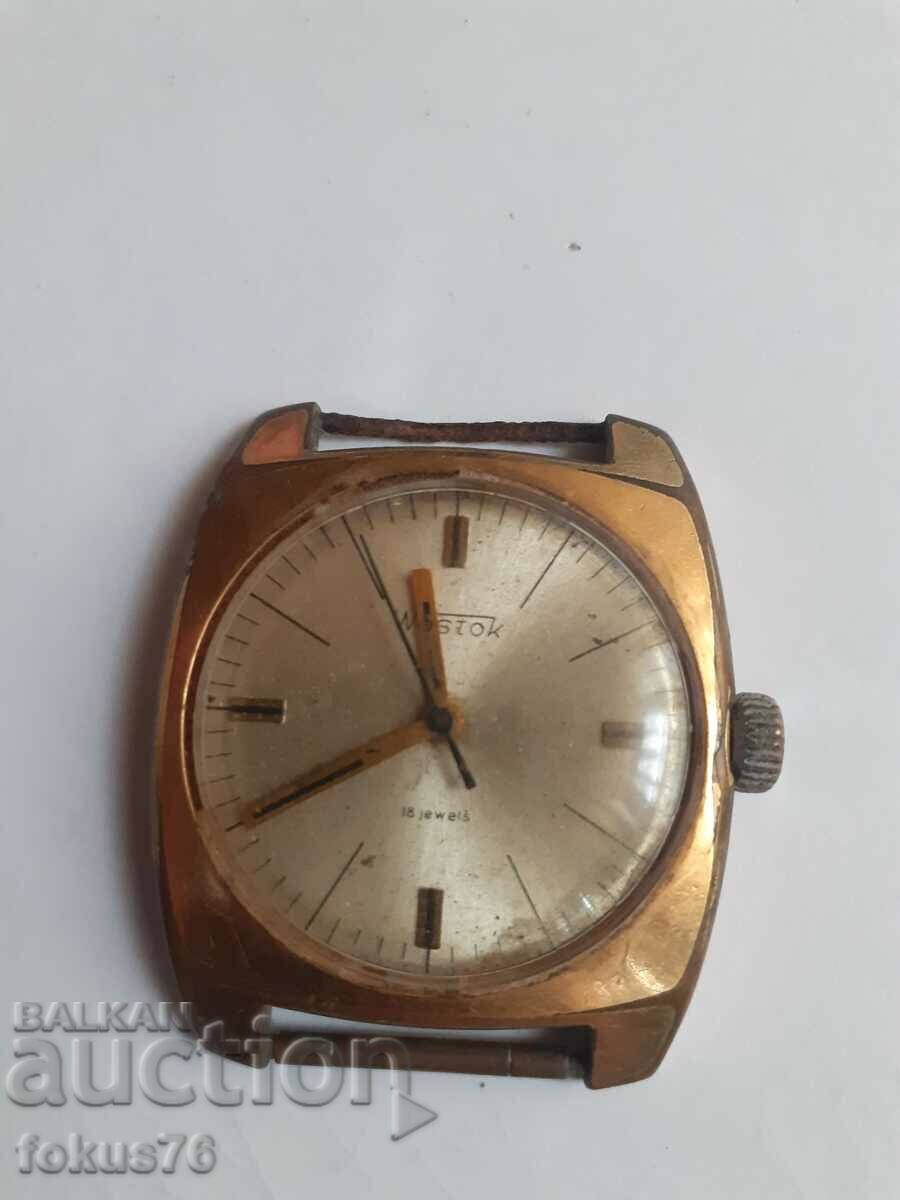 Vostok Wostok 18 Stones Gold Plated Russian Watch AU 10 with price 45.00 BGN | € 23.01 Vostok Wostok 18 Stones Gold Plated Russian Watch AU 10 with price 45.00 BGN | € 23.01