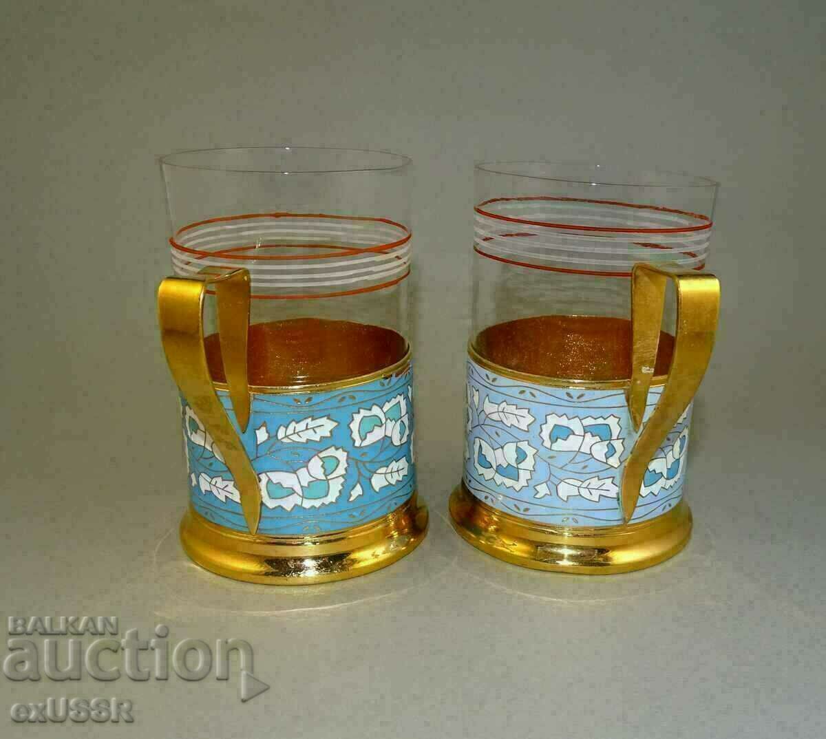 2 căni sovietice rusești Căni cu email cu preț 20.00 BGN | € 10.23