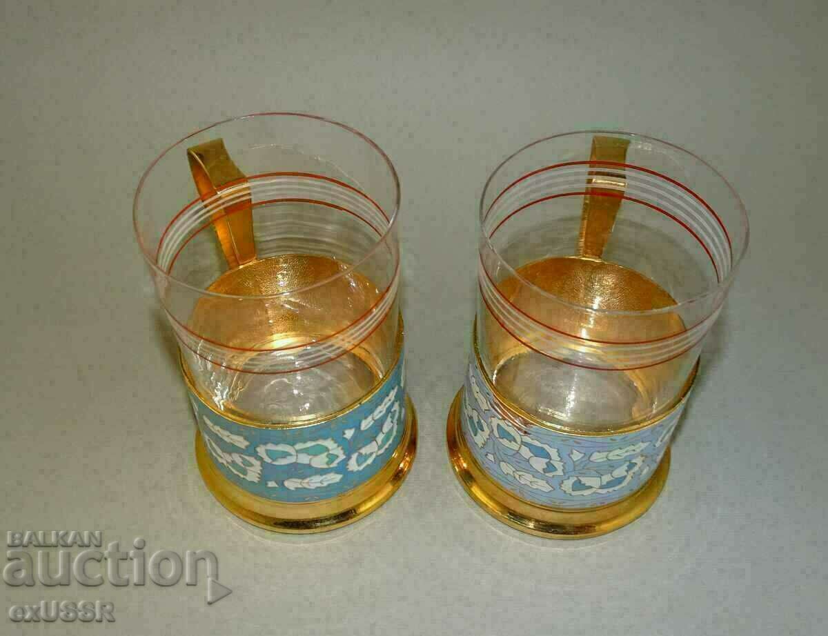 Licitație 2 căni sovietice rusești Căni cu email