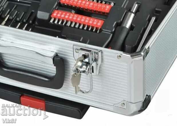 German tool case 186 pieces with price 148.50 BGN | € 75.93 German tool case 186 pieces with price 148.50 BGN | € 75.93