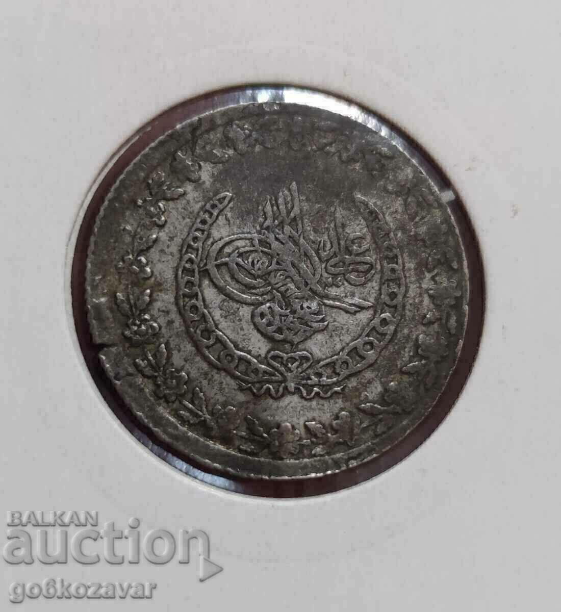 Ottoman Empire 1 Kurush 1247-1832 Silver Numeral 22 R R with price 34.00 BGN | € 17.38