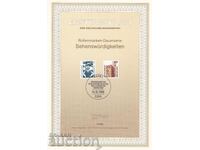 Ersttagsblatt Германия Bonn 1988 Първодневен лист № 1