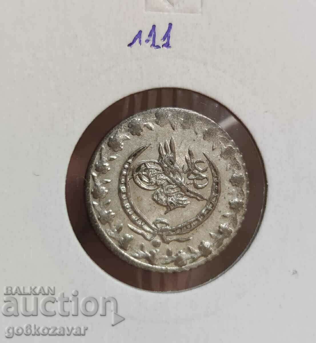 Imperiul Otoman 20 bani 1223/1808/an 31. silver-billon R unc