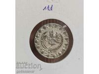 Imperiul Otoman 20 bani 1223/1808/an 31. silver-billon R unc