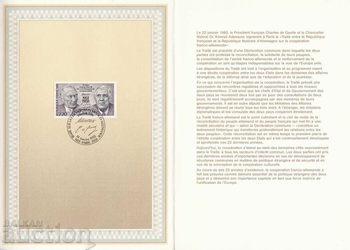 Ersttagsblatt Germany Bonn 1988 First Day Sheet No. 4 with price 1.50 BGN | € 0.77 Ersttagsblatt Germany Bonn 1988 First Day Sheet No. 4 with price 1.50 BGN | € 0.77