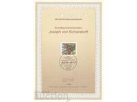 Ersttagsblatt Германия Bonn 1988 Първодневен лист № 7