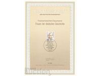 Ersttagsblatt Германия Bonn 1988 Първодневен лист № 10