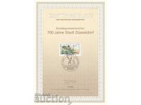 Ersttagsblatt Германия Bonn 1988 Първодневен лист № 15