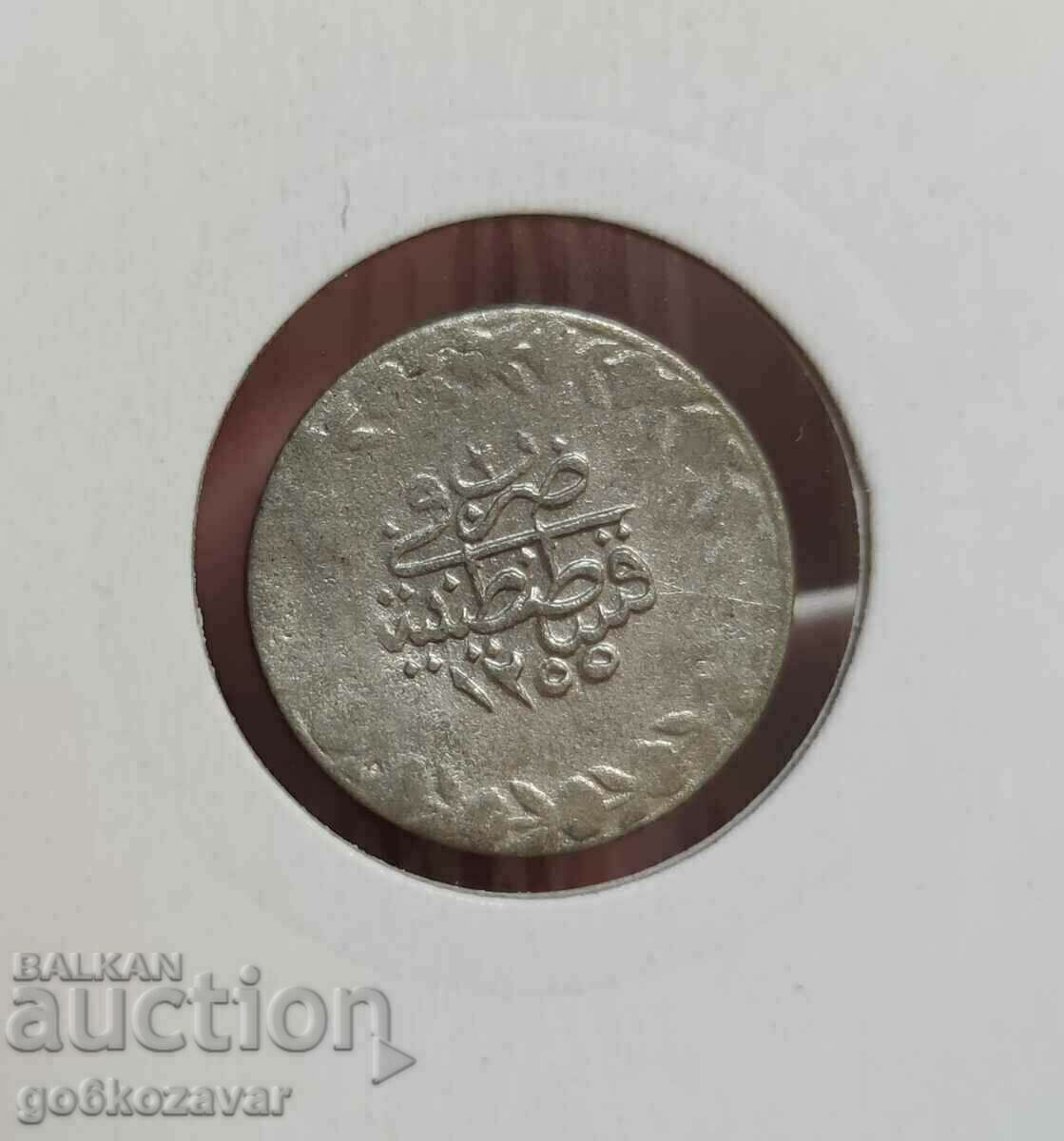 Ottoman Empire 20 money 1255/1839/year 2. silver-billon R R