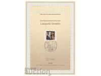 Ersttagsblatt Германия Bonn 1988 Първодневен лист № 22