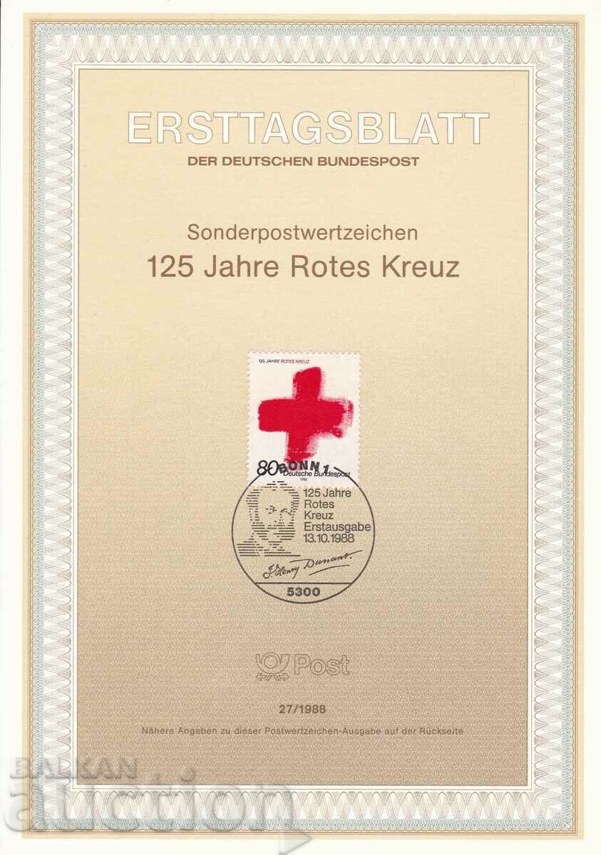 Ersttagsblatt Germany Bonn 1988 First Day Sheet No. 27