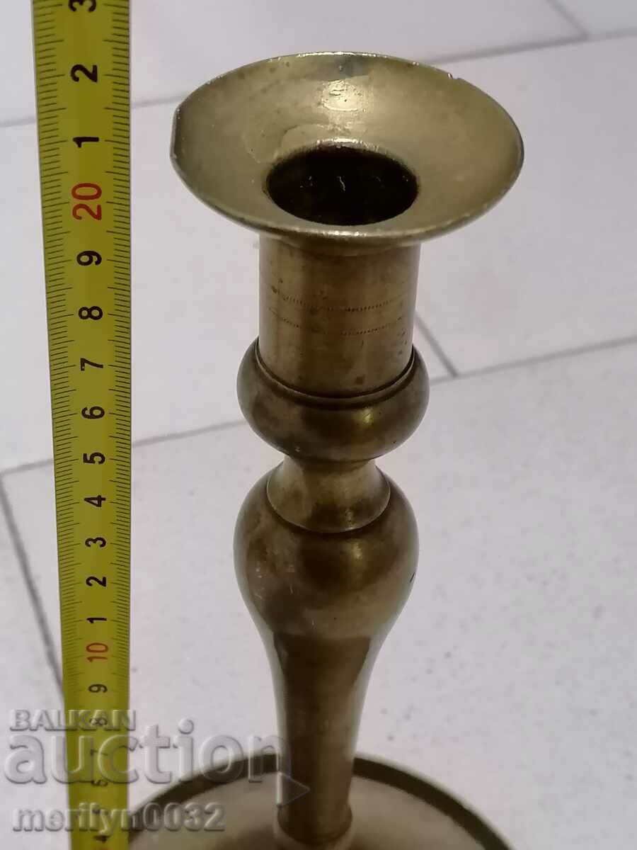 Old Bulgarian revival candlestick candle with price 64.00 BGN | € 32.72 Old Bulgarian revival candlestick candle with price 64.00 BGN | € 32.72