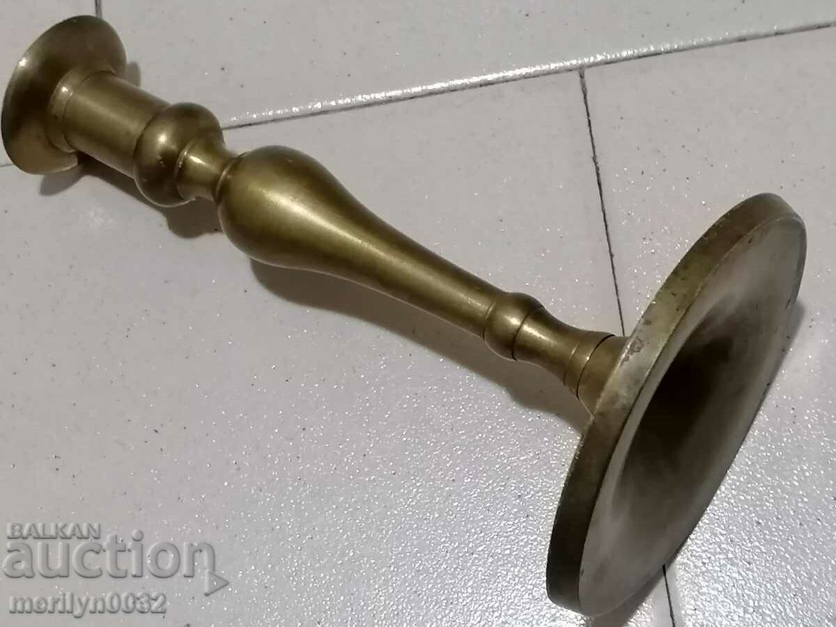 Auction Old Bulgarian revival candlestick candle Auction Old Bulgarian revival candlestick candle