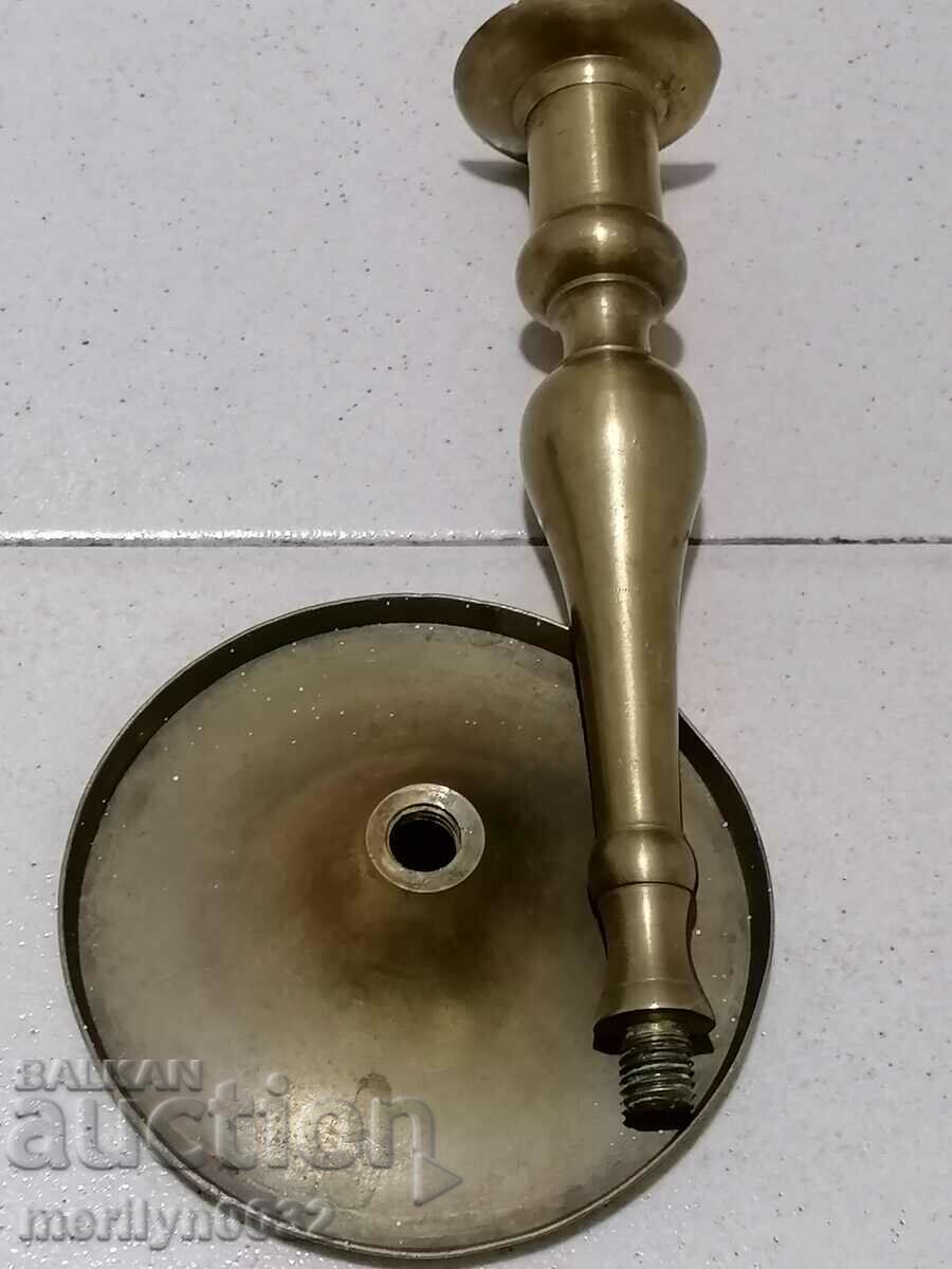 Old Bulgarian revival candlestick candle - 5 Old Bulgarian revival candlestick candle - 5